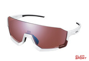 Okulary Rowerowe Shimano CE-ARLT2 AEROLITE Ridescape wysoki kontrast Biały Shimano