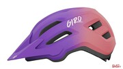 Kask Rowerowy Dziecięcy Juniorski Giro Fixture Ii Matte Throwback Purple Tigerlily Fade Roz. Uniwersalny (50-57 cm) Giro