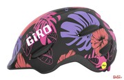 Kask Rowerowy Dziecięcy Giro Scamp Integrated Mips Matte Black Floral Giro