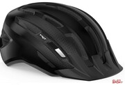 Kask Rowerowy Met Downtown Black Glossy Met