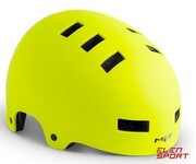 Kask Rowerowy Met Zone Żółty Matowy Met