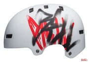 Kask Rowerowy BMX Bell Local Matte White Scribble Bell