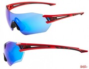 Okulary Rowerowe Accent Focus Czerwono - Czarne Accent