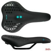 Siodełko Rowerowe Accent Dots Lady Czarno - Turkusowe Accent
