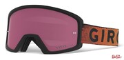 Gogle Rowerowe Giro Blok Mtb Black Red Hypnotic (Szyba Czerwona Lustrzana Vivid-Carl Zeiss Trail + Szyba Przeźroczysta 99% S0) Giro