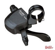 Manetka Microshift Xle, Lewa, 2.rzędowa, Kompatybilna Z Shimano, Xpress Trigger, Bez Wskaźnika Przełożeń microSHIFT