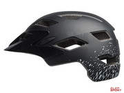 Kask Rowerowy Dziecięcy Bell Sidetrack Matte Black Silver Fragments Bell