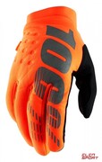 Rękawiczki Rowerowe 100% Brisker Glove Fluo Orange Black 100%