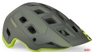 Kask Rowerowy Met Terranova Gray Lime Matt Met