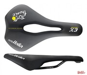 Siodło Selle Italia X3 Boost Superflow Tdf L (Id Match - L3) Fec Alloy 7, Duro-Tek, Czarne Selle Italia