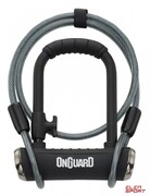 Zapięcie Rowerowe Onguard Pitbull Mini Dt X-Series 8008 U-Lock - 14mm 90mm 140mm - 5 X Klucze Z Kodem + Linka 10mm 120cm Onguard