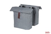 Sakwy Rowerowe Basil City Double Bag 32L Grey Melle Basil