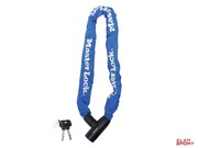 Zapięcie Rowerowe Masterlock Quantum 8391 Łańcuch 8mm 40mm 90cm Kluczyk Niebieskie Masterlock