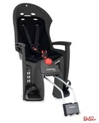 Fotelik Rowerowy Dziecięcy Tylny na Ramę Hamax Siesta Szary/Czarny Hamax