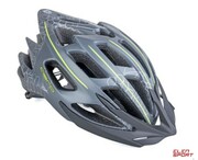 Kask Rowerowy Author Aero X8 szaro-żółty(fluo) mat Author