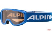 Gogle Narciarskie Alpina Junior Piney Blue Szkło Orange S2 Alpina