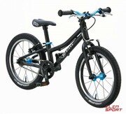 Rower Dziecięcy KUbikes 16S MTB Black/Laser Blue Czarny KUbikes