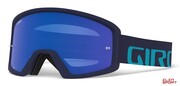 Gogle Rowerowe Giro Tazz Mtb Midnight Iceberg (Szyba Kolorowa Cobalt Blue + Szyba Przeźroczysta 99% S0) Giro
