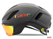 Kask Rowerowy Czasowy Giro Vanquish Integrated Mips Matte Grey Firechrome Giro