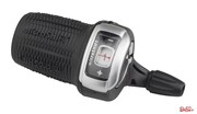 Manetka Microshift, Lewa, 3.rzędowa, Kompatybilna Z Shimano, Twist Shifter, Friction/optyczny Wskaźnik Przełożeń microSHIFT