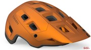 Kask Rowerowy Met Terranova Orange Titanium Metalic Matt Met