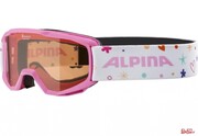 Gogle Narciarskie Alpina Junior Piney Rose-Rose Szkło Orange S2 Alpina