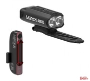 Zestaw oświetlenia Lezyne Micro 600Xl Przód 600 Lumenów, Stick Tył 30 Lumenów, Usb Czarne Lezyne
