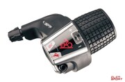 Manetka Microshift, Prawa, 7.rzędowa, Kompatybilna Z Shimano, Twist Shifter, Optyczny Wskaźnik Przełożeń microSHIFT