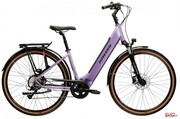 Rower Elektryczny Trekkingowy Kross Trans Hybrid 1.0 522 Fioletowy Czarny Kross