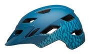 Kask Rowerowy Juniorski Bell Sidetrack Wavy Checks Matte Blue Roz. Uniwersalny (50-57cm) (New 2024) Bell