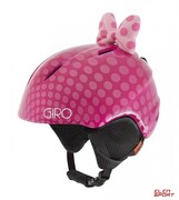 Kask Narciarski Giro Launch Plus Pink Bow Polka Dots Giro