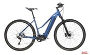 Rower Elektryczny Crossowy Kross Evado Hybrid 6.0 630 Niebieski Szary Kross