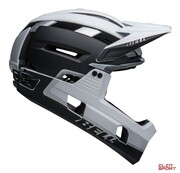 Kask Rowerowy Full Face Bell Super Air R Mips Spherical Matte Black White Bell