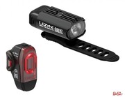 Zestaw oświetlenia Lezyne Hecto Drive 500Xl Przód 500 Lumenów, Ktv Pro Tył 75 Lumenów, Usb Czarne Lezyne