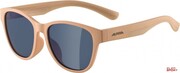 Okulary Rowerowe Alpina Junior Flexxy Cool Kids II Kolor Peach Matt Szkło Blue Mirror Cat.3 Alpina