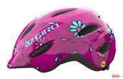 Kask Rowerowy Dziecięcy Giro Scamp Integrated Mips Pink Street Daisies Giro