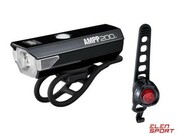 Zestaw lampek rowerowych Cateye AMPP 200 HL-EL042RC / ORB-RC TL-LD160RC CatEye