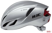 Kask Rowerowy HJC FURION 3.0 Srebrno-Czerwony HJC
