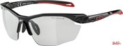 Okulary Rowerowe Alpina Twist Five Hr Vl+ Kolor Black-Red Szkło Black Cat.1-3 Fogstop Alpina