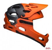 Kask Rowerowy Full Face Bell Super 3R Mips Matte Orange Black Bell
