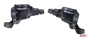 Manetki Microshift, Para, 6.rzędowe(3X6), Kompatybilne Z Shimano, Thumb Tap, Optyczny Wskaźnik Przełożeń microSHIFT