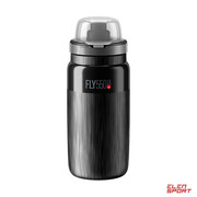 Bidon Elite FLY MTB TEX Black, Grey Logo 550ml Elite