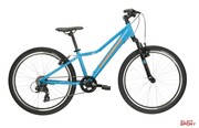 Rower Dziecięcy MTB Kross Hexagon JR 1.0 Niebieski/Pomarańczowy Połysk Kross