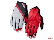 Rękawiczki Męskie Giro Dnd Długi Palec Grey Dark Red Black Roz. S (Obwód Dłoni 178-203 Mm / Dł. Dłoni 175-180 Mm) Giro