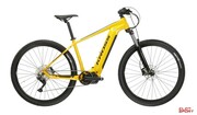 Rower Elektryczny MTB Kross Level Boost 1.0 500 Żółty/Czarny Połysk Kross