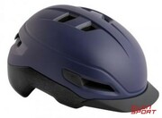 Kask Rowerowy Met Grancorso Niebieski Matowy Met