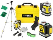 Laser krzyżowy NIVEL SYSTEM CL4G poziomica zielony ze statywem SJM1EX Nivel