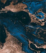 Próbka fototapety blue and bronze paints De Art s.c.