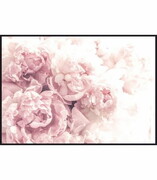 Plakat Bukiet białych i różowych piwonii De Art s.c.