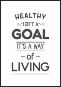 Plakat Zdrowie to sposób życia De Art s.c.